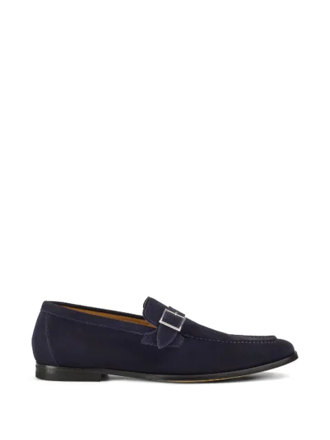 Doucal's single-buckle suede loafers Blue DU3524NORWUZ009NB00