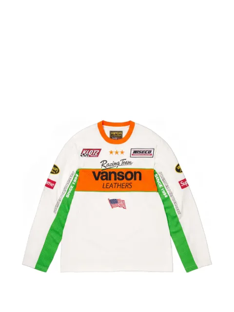 Supreme x Vanson Leathers long-sleeve T-shirt White SU27021