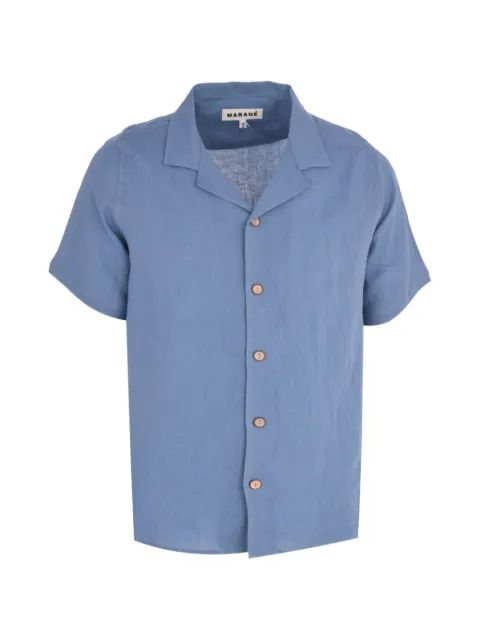 Marané El Gringo camp collar shirt Blue MCLJB