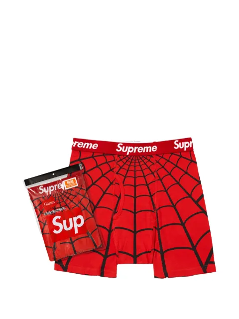Supreme x Hanes Spider-Man boxers (set of two) Red SU27008