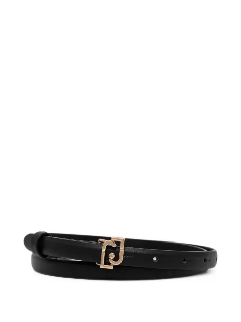 LIU JO logo-buckle belt Black AA6234E0958