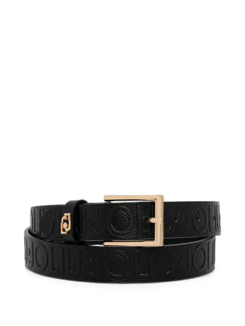 LIU JO logo-detail belt Black AA6237E1012