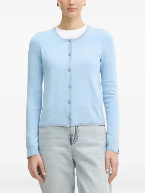 LIU JO crew-neck cardigan Blue WA6280MS49I