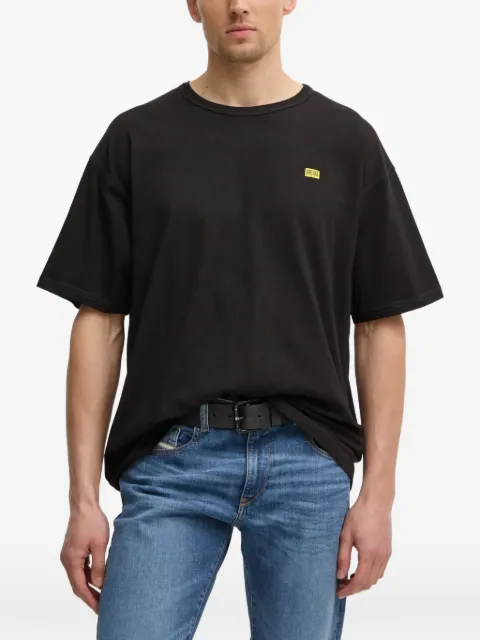 Diesel logo-detail cotton T-shirt Black A164000QIAM