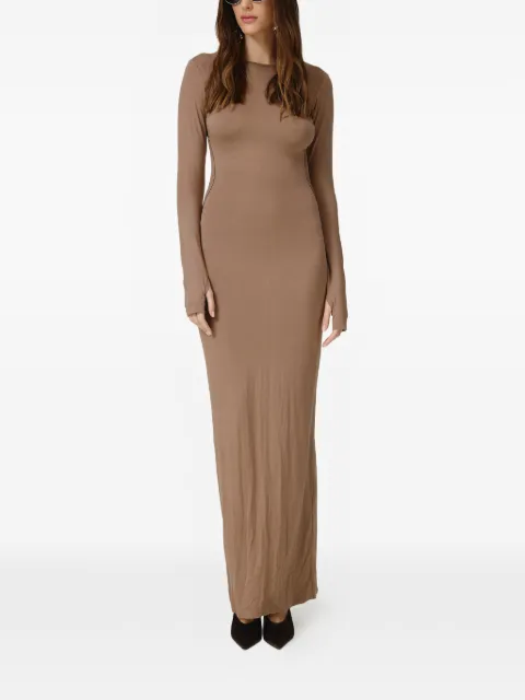 PNK open-back maxi dress Neutrals RLUSPASIBJ