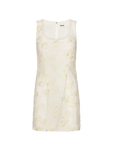 ROTATE BIRGER CHRISTENSEN beaded mini dress Neutrals 115766857