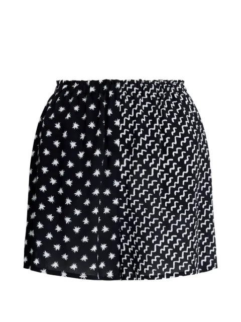 Donde Esteban stars waves print shorts Black SS26SHO604
