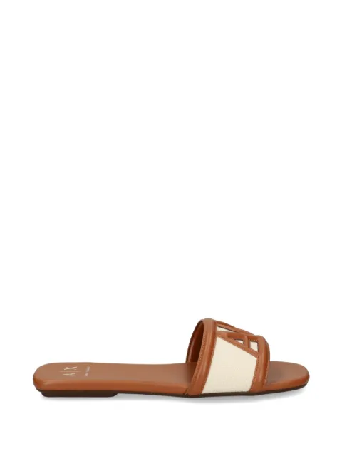 Armani Exchange logo-detail sandals Neutrals XW002568AF22752