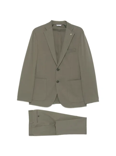 Manuel Ritz single-breasted suit Green 4032A3728M263174