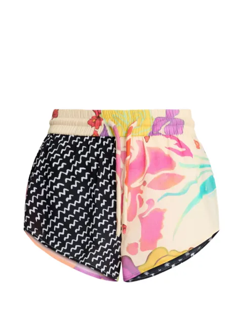 Donde Esteban floral-print shorts Black SS26SHO116