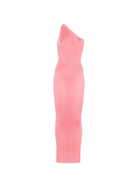Self-Portrait one-shoulder maxi dress Pink SS26037X