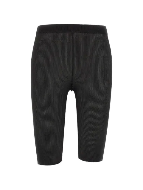 A. ROEGE HOVE Ena ribbed elasticated waistband shorts Black 22343050