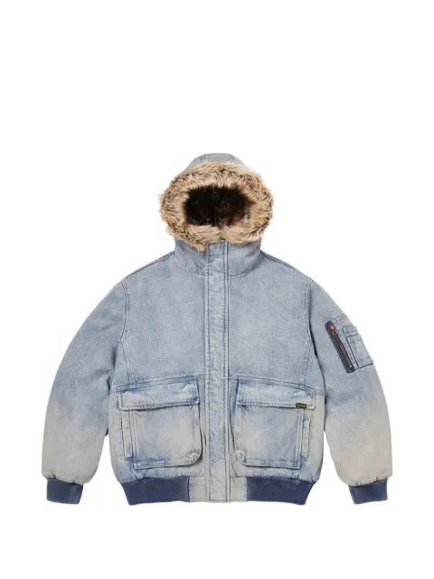 Supreme reversible faux-fur jacket Brown SU27009