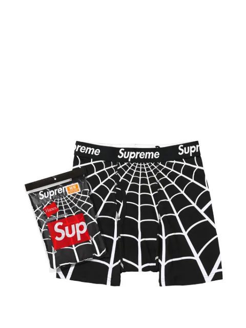 Supreme Spider-Man-print boxer briefs (set of two) Black SU27007