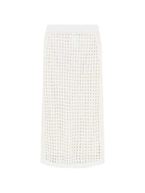 Max Mara open knit skirt White 2611301029600