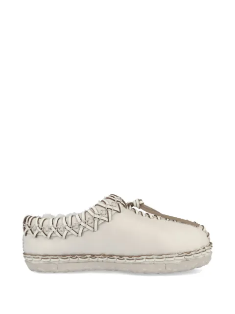 UGG Tasman Albite braided whipstitch-trim slippers Neutrals 1175271