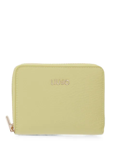 LIU JO small logo-plaque wallet Yellow AA6156E1109