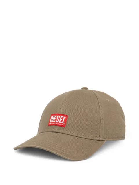 Diesel logo-patch cap Neutrals A113600BLAA