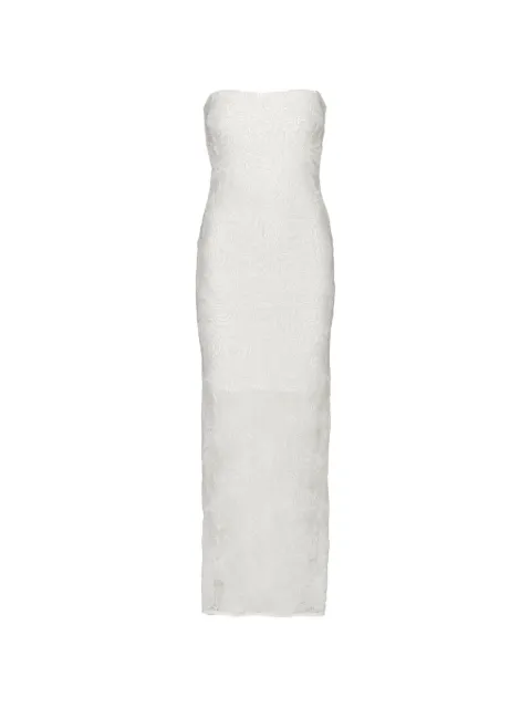 ROTATE BIRGER CHRISTENSEN mesh tube dress white White 115527857