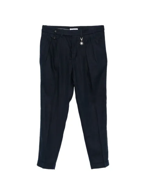 Manuel Ritz pleated trousers Blue 4032P1668L263144