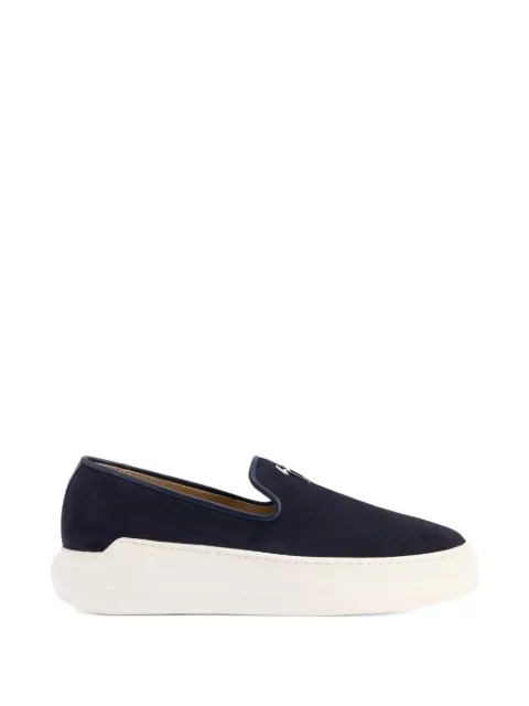Giuseppe Zanotti Conley signature velour loafers Blue IU10004H01