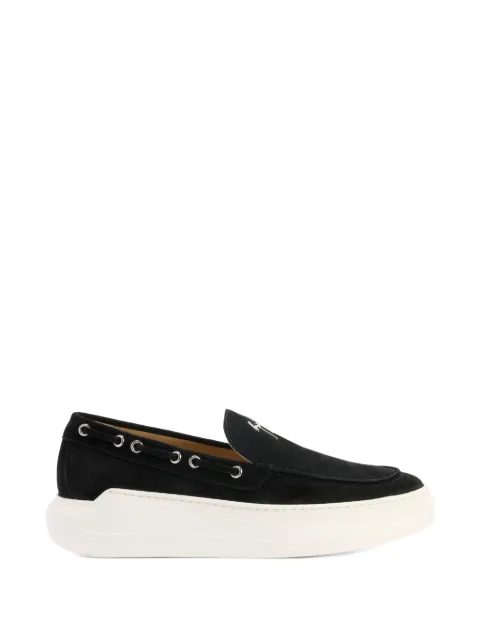Giuseppe Zanotti Conley String signature metal detail loafers Black EU20007H02