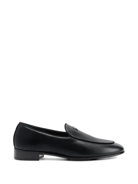 Giuseppe Zanotti signature detail valtor loafers Black EU60029H01