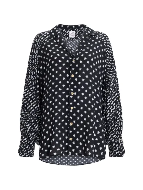 Donde Esteban stars waves shirt Black SS26SHI603