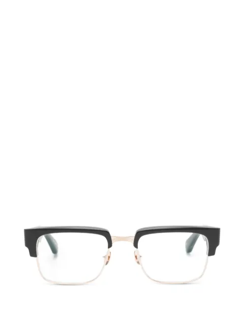 Matsuda browline-detail glasses Black M2071