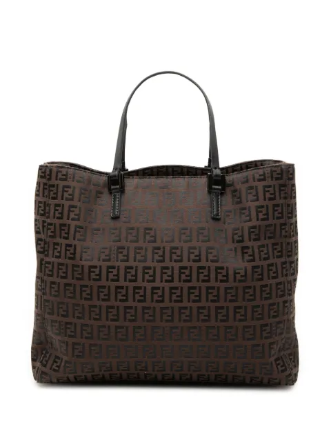 Fendi Pre-Owned 2000-2010 Zucchino Canvas tote bag Brown 62E46G13SDA4HP0S