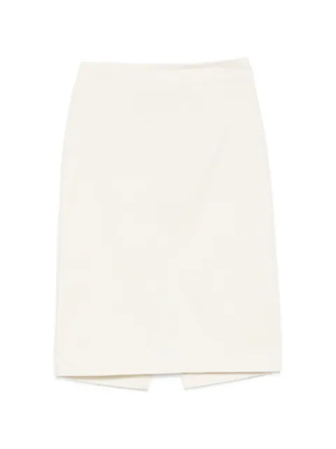 the M.. slit midi skirt Neutrals BLUE