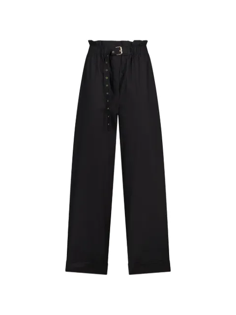 LIU JO belt trousers Black CA6249TS24622222
