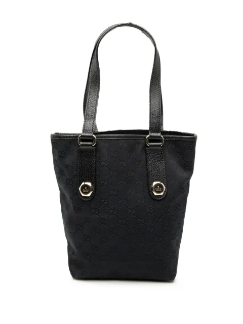 Gucci Pre-Owned 2000-2015 GG Canvas Charmy tote bag Black 0J20LD51IBCIELLT