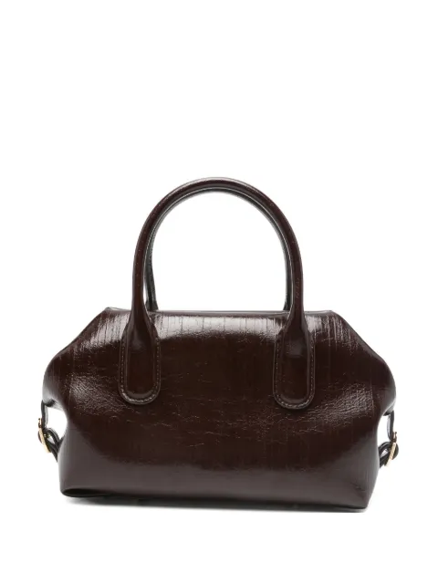 Themoirè small Tallia top-handle tote bag Brown 261WTMTTSORVF