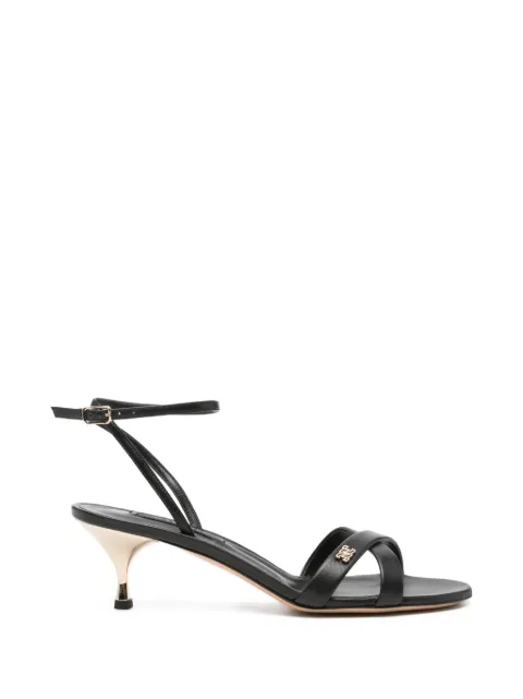 Casadei Jane crossover-strap buckle-fastening sandals Black 1L461B0501C3024