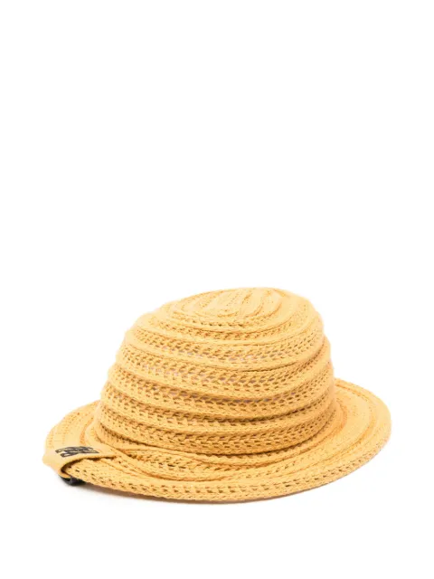 Casadei logo-patch bucket hat Yellow AACAPPNTLXPNTLL