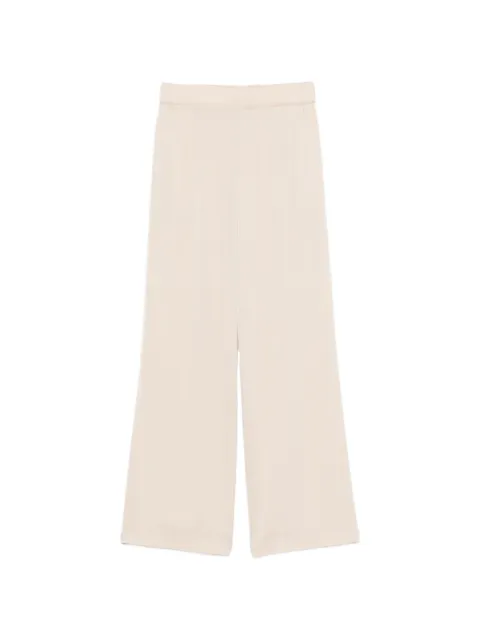 SILK95FIVE Amalfi elasticated trousers Neutrals 19050