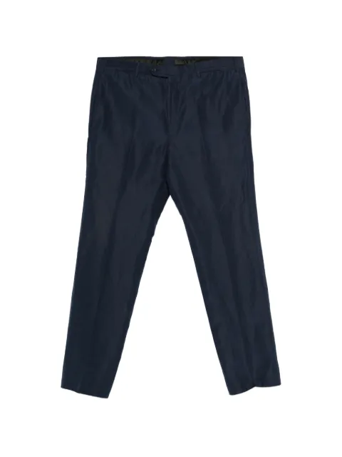Hermès Pre-Owned 2000s buttoned trousers Blue HE390ARW
