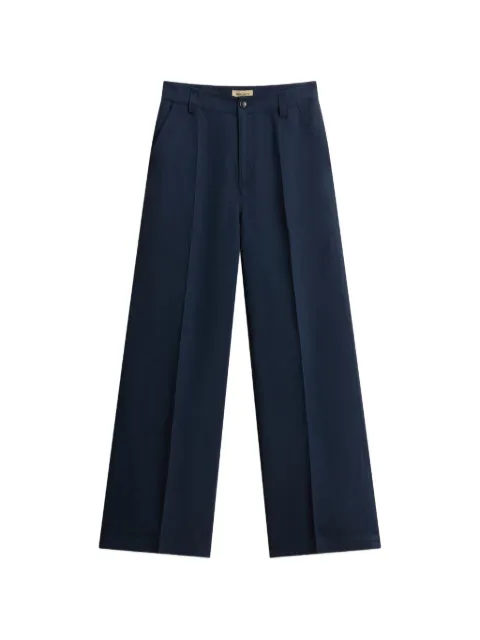 Woolrich belt-loops trousers Blue CFWWTR2025FRUT3043