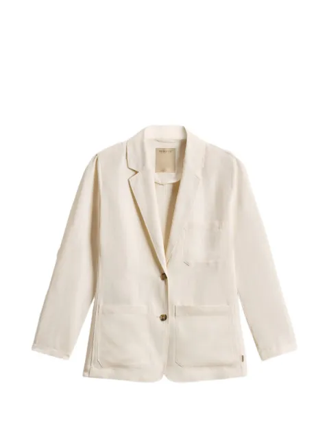 Woolrich patch-pocket blazer White CFWWBL2000FRUT3043