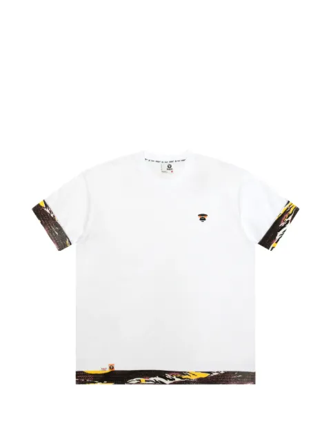 AAPE BY *A BATHING APE® patch trim T-shirt White ATE1877XXQ