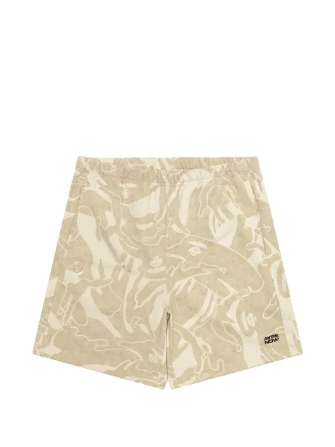 AAPE BY *A BATHING APE® camouflage logo shorts Neutrals ASPC684XXQ