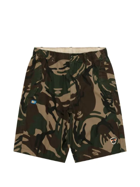 AAPE BY *A BATHING APE® camouflage-print shorts Green ASPD614XAQ