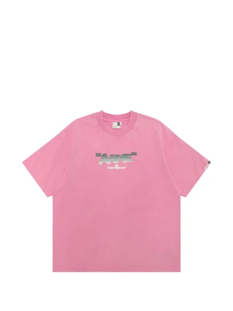 AAPE BY *A BATHING APE® robot graphic T-shirt Pink ATE1880XAQ