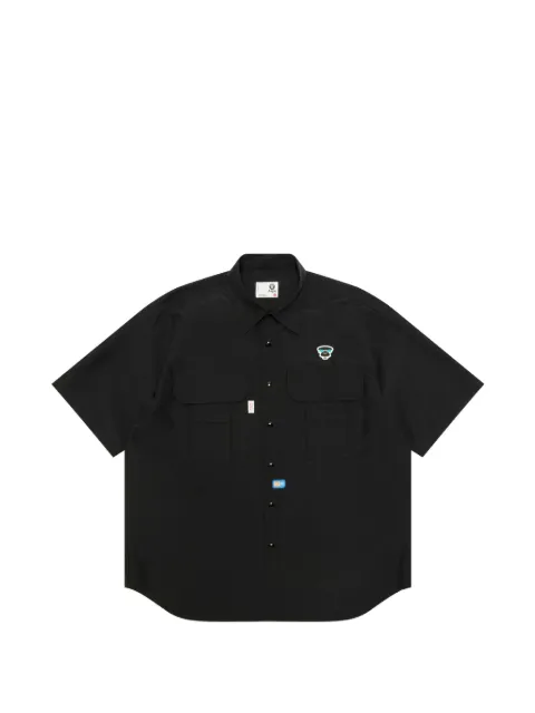 AAPE BY *A BATHING APE® logo patch shirt Black ASR8573XXQ