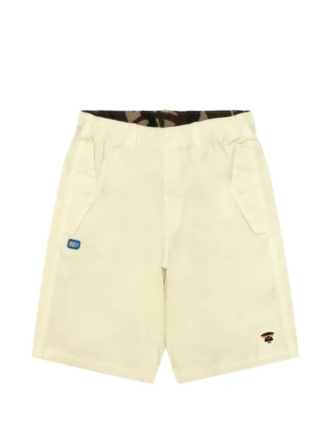 AAPE BY *A BATHING APE® logo-appliqué shorts Neutrals ASPD614XXQ