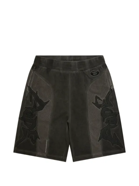 AAPE BY *A BATHING APE® logo-appliqué shorts Grey ASPD609XXQ