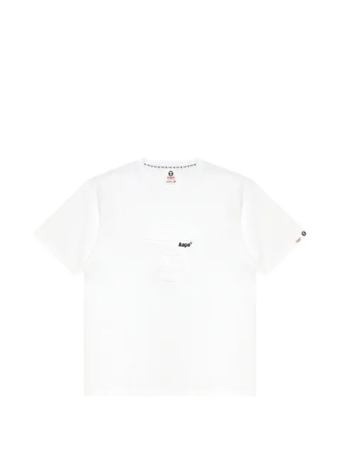 AAPE BY *A BATHING APE® logo-print T-shirt White ATE1836XXQ