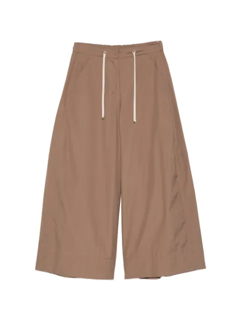 'S Max Mara drawstring-fastening palazzo pants Brown 2619131033600