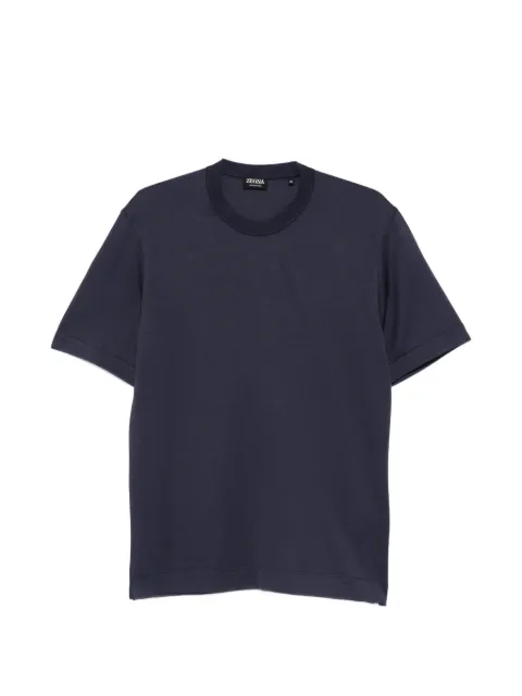 Zegna crew-neck T-shirt Blue UH386A3H718